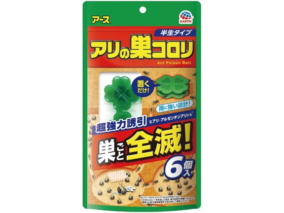 アース製薬 アリの巣コロリ 半生タイプ 6個入