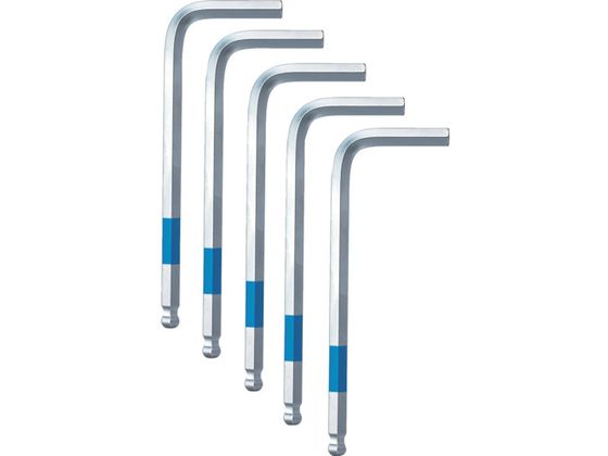 ワイズ ボールポイントレンチ【単品】5本組NC(標準サイズ)6.0mm SBNC-60S-5P ワイズ ボールポイントレンチ【単品】5本組NC(標準サイズ)6.0mm SBNC-60S-5P