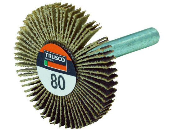 TRUSCO 薄型フラップホイール 40×5×6 #80 5個入 UF4005-80 TRUSCO 薄型フラップホイール 40×5×6 #80 5個入 UF4005-80