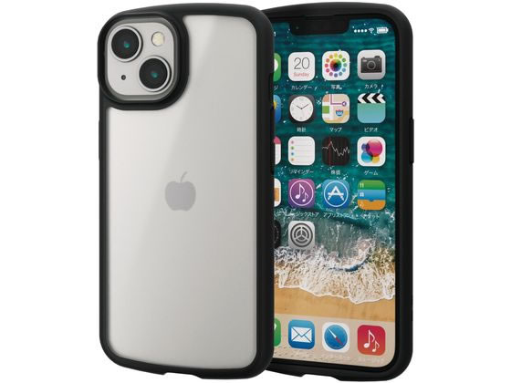 エレコム iPhone14 13 ケース カバー ハイブリッド PM-A22ATSLFCSBK エレコム iPhone14 13 ケース カバー ハイブリッド PM-A22ATSLFCSBK