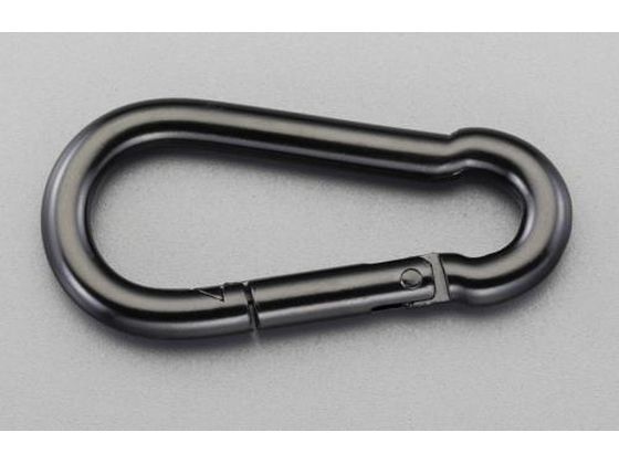 エスコ スナップフック スチール製 黒 102×14.0mm EA638JP-114