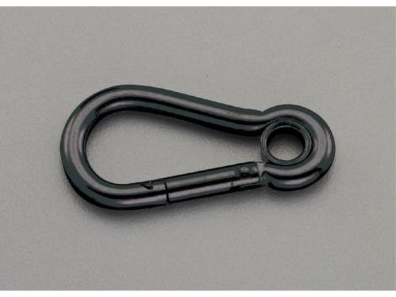 エスコ スナップフック スチール製 黒 60×8.0mm EA638JP-122