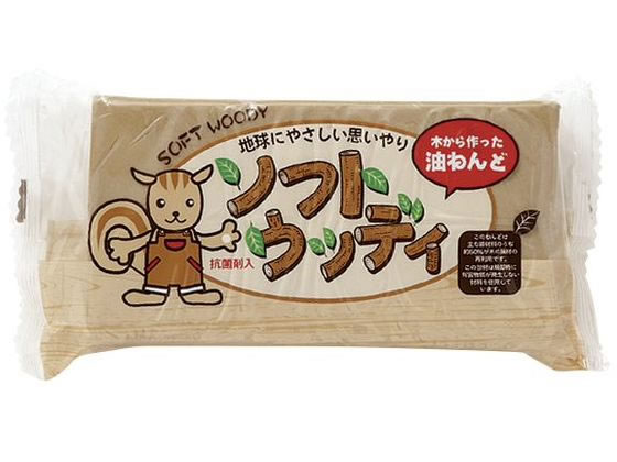 銀鳥産業 ソフトウッディ 500g 茶 283132