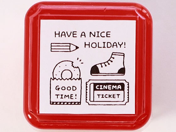 サンビー eric 浸透印 「nice holiday」 eric-stamp-09