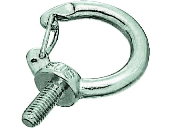 ●型番：TFIB-6●D（mm）：6 ●B（mm）：15 ●H（mm）：37 ●W（mm）：25 ●S（mm）：8 ●ねじ径：M6 ●使用荷重（kN）：0．2●ナットなし●ステンレス（SUS304）