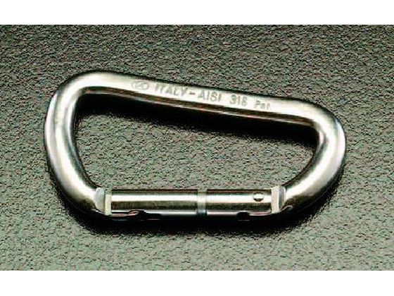 エスコ スナップフック ステンレス製 75×7.9mm EA638JR-1