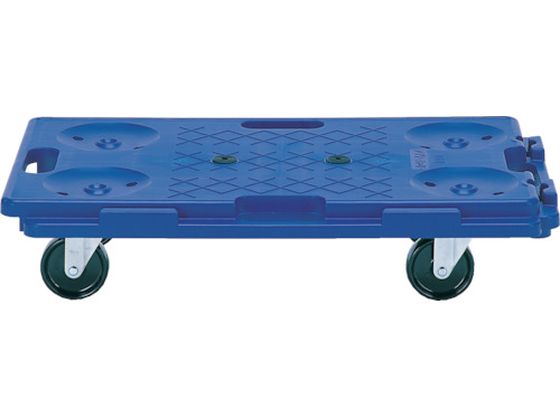 アイケー 樹脂製連結平台車 均等荷重150kg 4輪自在 R115