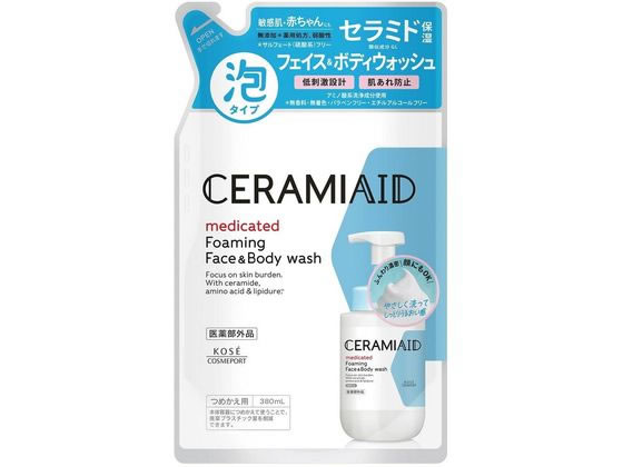 コーセーコスメポート セラミエイド 薬用フェイス&ボディウォッシュ 詰替 380mL