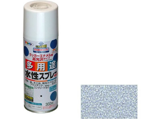 アサヒペン 水性多用途スプレー 300ml シルバー