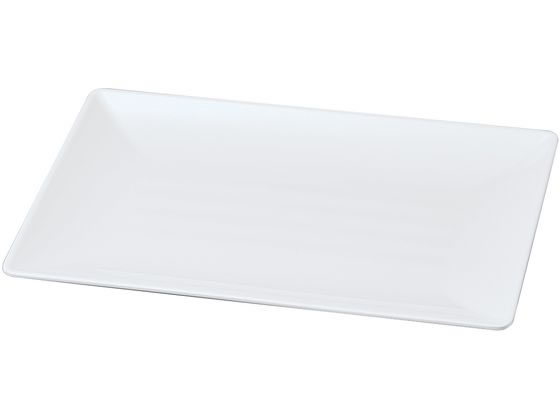 若泉漆器 ニューホワイト 長角筋入盛皿 45cm 0261590