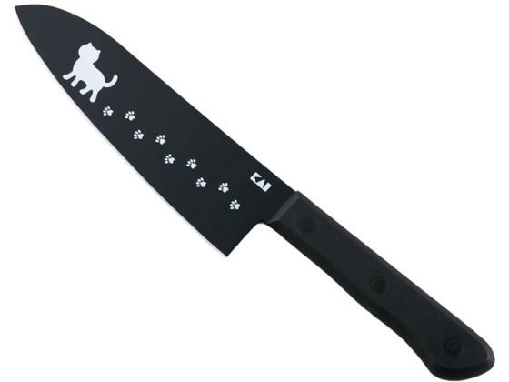 貝印 Nyammy ねこの包丁 三徳165mm AB5801