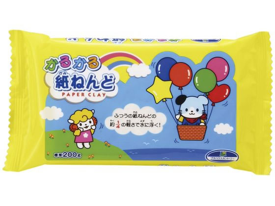 銀鳥産業 かるかる紙ねんど 200g 283046