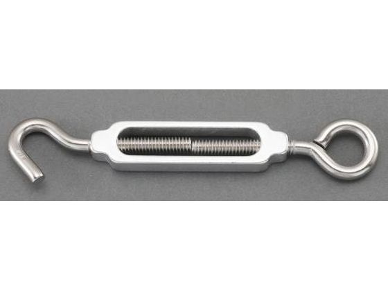 エスコ ターンバックル Hook & Eye アルミ・ステンレス製 12.5×12.2mm