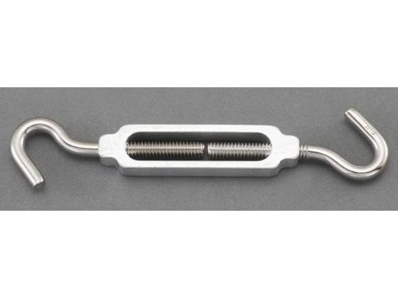 エスコ ターンバックル Hook & Hook アルミ・ステンレス製 6.6mm