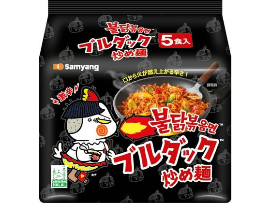 三養ジャパン ブルダック炒め麺 袋麺 5食パック 三養ジャパン ブルダック炒め麺 袋麺 5食パック