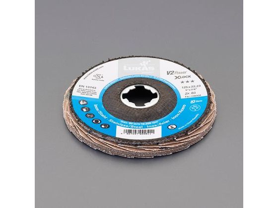 エスコ フラップディスク ジルコニア X-LOCK #60 125mm EA809AL-72 エスコ フラップディスク ジルコニア X-LOCK #60 125mm EA809AL-72