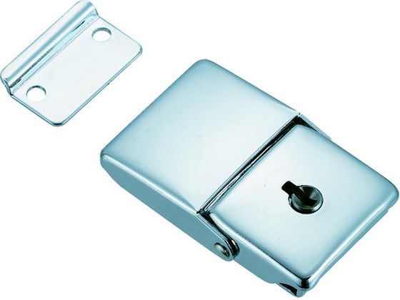 TRUSCO パッチン錠 鍵付タイプ・スチール製 (4個入) L-25 TRUSCO パッチン錠 鍵付タイプ・スチール製 (4個入) L-25