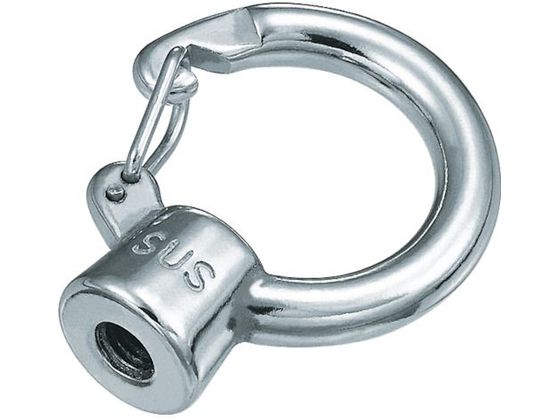 TRUSCO ステンレス フックアイナット ねじ径M8×1.25 (1個=1袋)