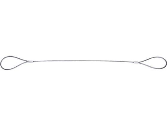 ●型番：TWAL-8S2●安全使用荷重2本垂直吊り（t）：1．07 ●全長（m）：2．0 ●スリング径（mm）：8 ●タイプ：A●JIS規格（JISG3525）ワイヤロープ使用●ロープ：炭素鋼 ●芯：