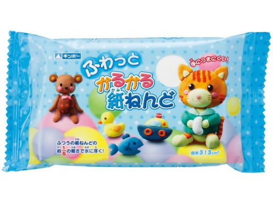 銀鳥産業 ふわっとかるかる紙ねんど 90g 313cm3