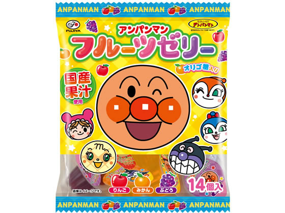 不二家 アンパンマンフルーツゼリー 14個 不二家 アンパンマンフルーツゼリー 14個