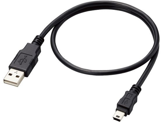 エレコム USBケーブル 0.5m A-miniB ブラック U2C-AM05BK/ID エレコム USBケーブル 0.5m A-miniB ブラック U2C-AM05BK/ID
