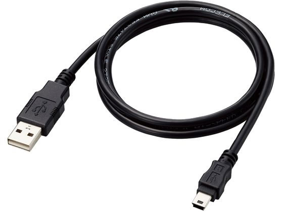 エレコム USBケーブル 1m A-miniB ブラック U2C-AM10BK/ID エレコム USBケーブル 1m A-miniB ブラック U2C-AM10BK/ID