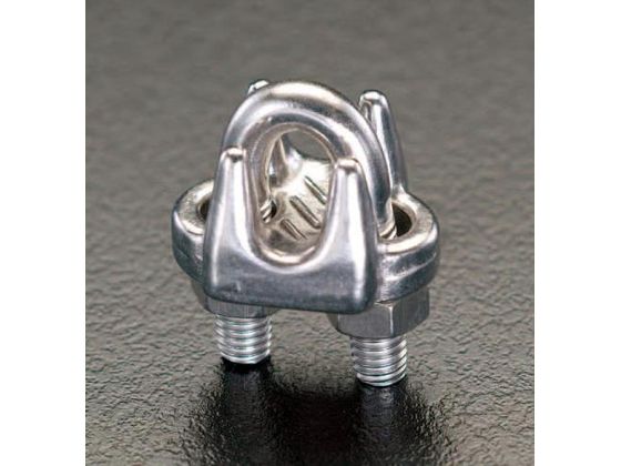 エスコ ワイヤーロープクリップ ステンレス製 4mm EA638RB-4