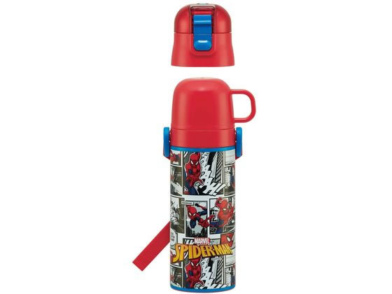 スケーター 超軽量2WAYステンレスボトル スパイダーマン25 SKDC4 スケーター 超軽量2WAYステンレスボトル スパイダーマン25 SKDC4