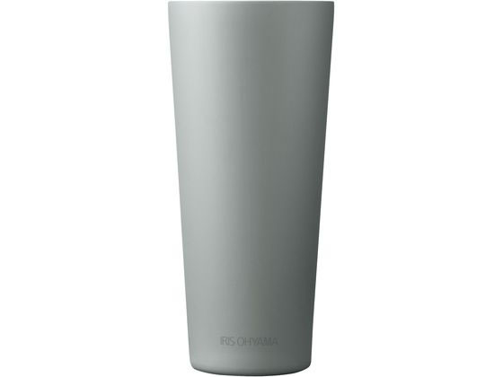 アイリスオーヤマ ステンレスタンブラー 450ml ライトグレー ST-450