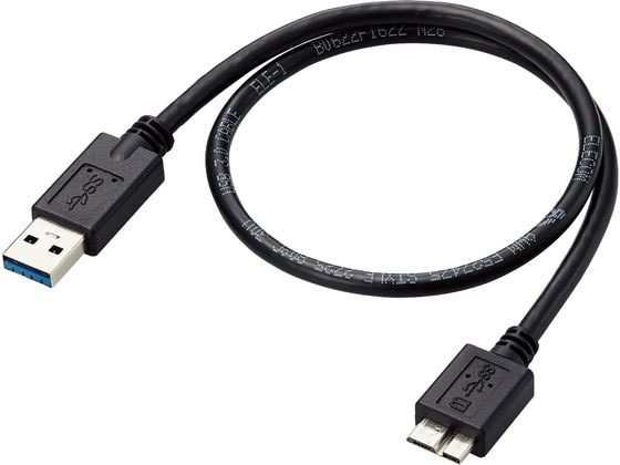 エレコム USB3.0ケーブル 0.5m A-miniB クロ USB3-AMB05BK/ID エレコム USB3.0ケーブル 0.5m A-miniB クロ USB3-AMB05BK/ID