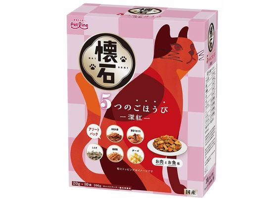 ペットライン 懐石 5つごほうび深紅 200g KSD-51