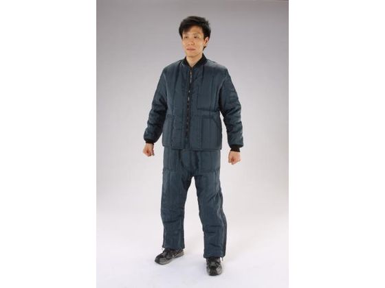 エスコ 防寒服上下セット Navy XL EA915GM-44