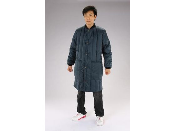 エスコ 防寒ロングコート Navy XL EA915GM-94