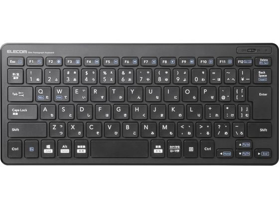 エレコム ワイヤレスキーボード パンタグラフ 薄型 ブラック TK-FDP098TBK エレコム ワイヤレスキーボード パンタグラフ 薄型 ブラック TK-FDP098TBK