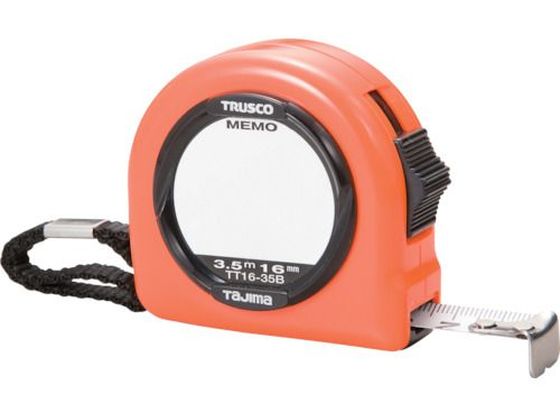 TRUSCO メモプレート付コンベックス ロックタイプ 16mm幅 3.5m TT16-35B TRUSCO メモプレート付コンベックス ロックタイプ 16mm幅 3.5m TT16-35B