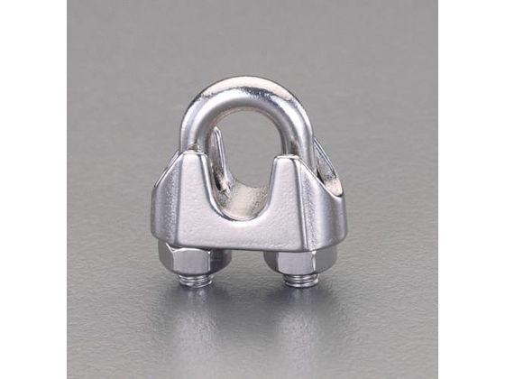 エスコ ワイヤーロープクリップ ステンレス製 5mm EA638RZ-5
