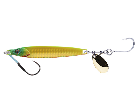 ジャッカル ビッグバッカーRUSHBLADE 40g #サーフチャートゴールド