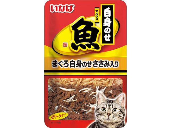 いなば マルウオ パウチ まぐろ白身のせささみ入 40g いなば マルウオ パウチ まぐろ白身のせささみ入 40g