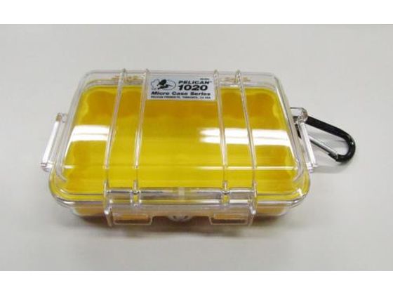 エスコ 防水ケース 黄 クリア 135×90×43mm EA657-2C