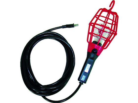ハタヤ 補助コードランプ 60W耐震電球付 電線10m ランプガード赤 ILI-10R ハタヤ 補助コードランプ 60W耐震電球付 電線10m ランプガード赤 ILI-10R