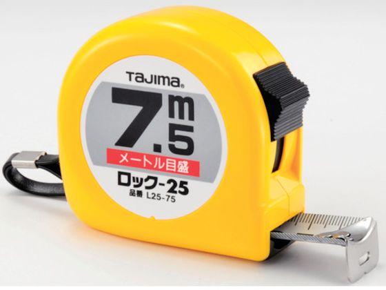 タジマ ロックー25 7.5m メートル目盛 ブリスター L25-75BL タジマ ロックー25 7.5m メートル目盛 ブリスター L25-75BL