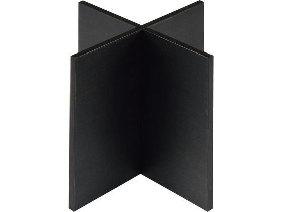 EBM 木製 組立十字スタンド 黒 200×200×200mm