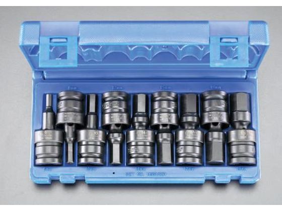 エスコ ユニバーサル INHEX ソケット 6-19mm 9個組 EA164DV-23 エスコ ユニバーサル INHEX ソケット 6-19mm 9個組 EA164DV-23
