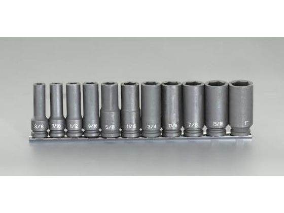 エスコ インパクトディープソケットセット 1/2"DR EA164DV-76 エスコ インパクトディープソケットセット 1/2"DR EA164DV-76