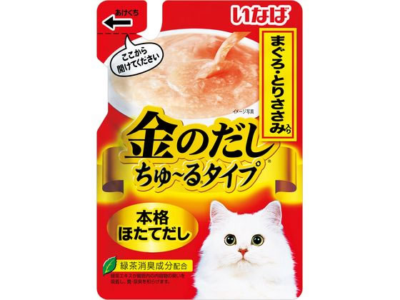 いなば 金のだしちゅーる まぐろとりささみ入 140g いなば 金のだしちゅーる まぐろとりささみ入 140g
