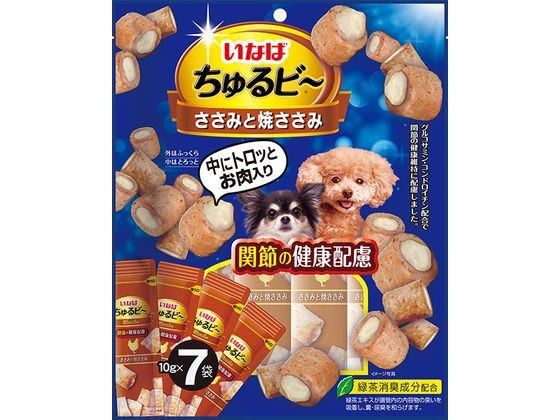 いなば ちゅるビー ささみと焼ささみ 関節 10g×7袋 いなば ちゅるビー ささみと焼ささみ 関節 10g×7袋