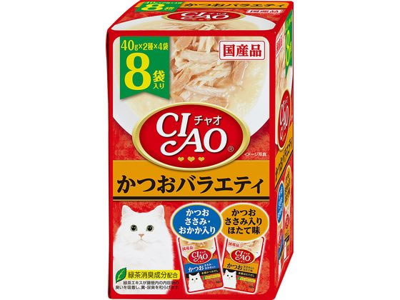いなば CIAO パウチ かつおバラエティ 40g×8袋 いなば CIAO パウチ かつおバラエティ 40g×8袋