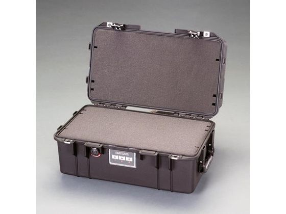 エスコ 防水ケース 軽量 黒 473×254×278mm(内寸)