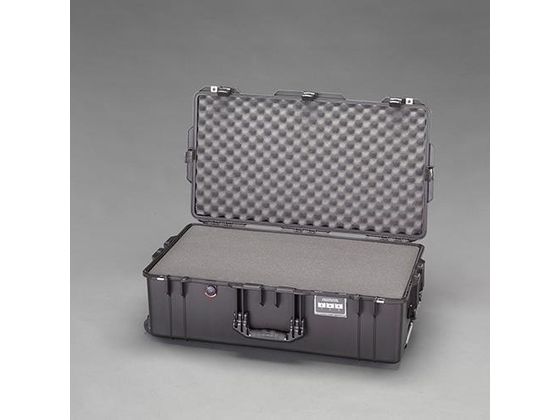 エスコ 防水ケース 軽量 黒 584×324×191mm(内寸)